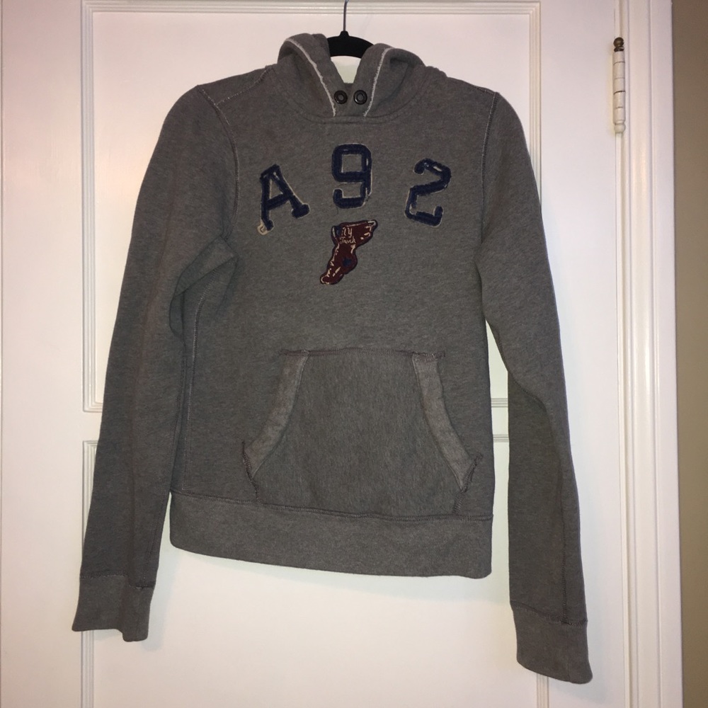 Gray Abercrombie Hoodie